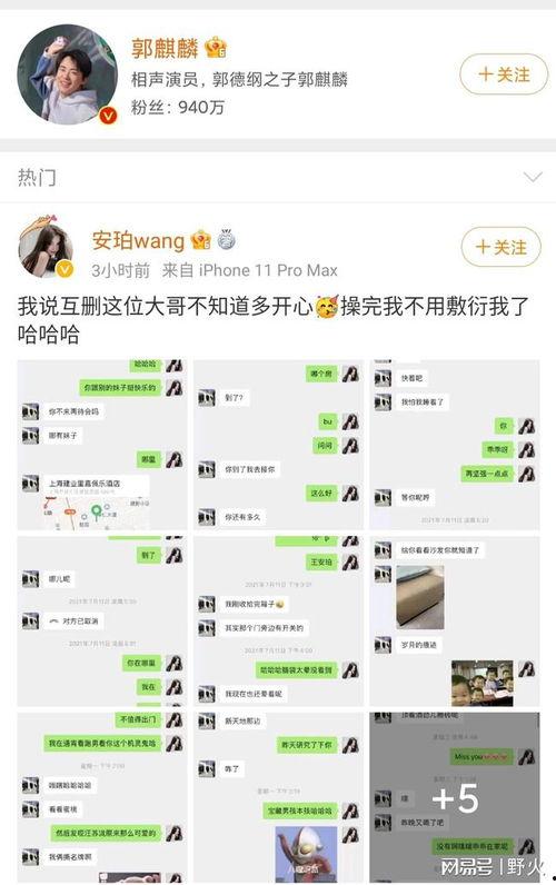 吃瓜网红聊天记录合集