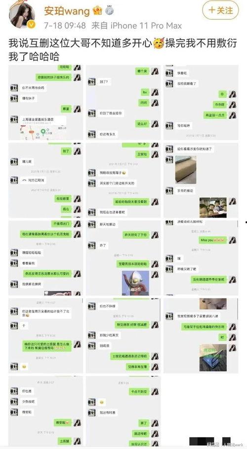 吃瓜网红聊天记录合集